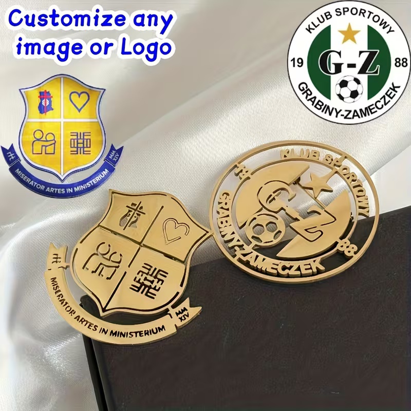 Men'S Shoes Brogues - Broche con logotipo personalizado, creatividad simple,