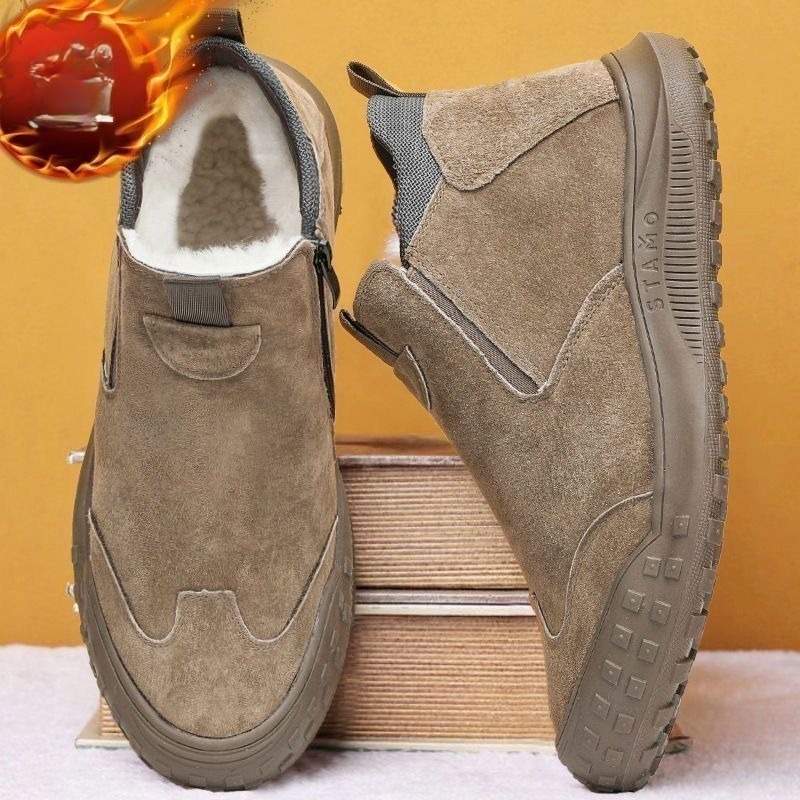 Loafer Slip On Men - Zapatos de invierno para hombre, zapatos