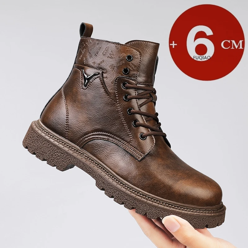 Men Shoes Type - Botas invisibles de 6cm para hombre,