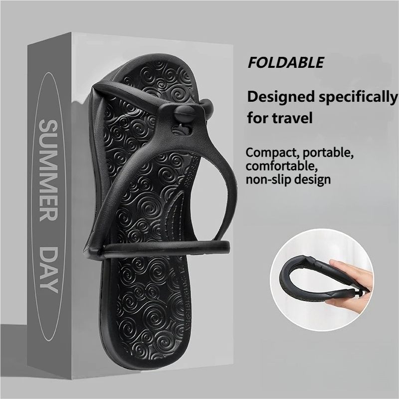 Men Shoes Size - Pantuflas de Viaje Plegables Mejoradas, Chanclas