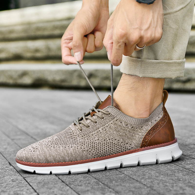 Men'S Shoes Brogues - Zapatos Casuales para Hombre, Clásicos, Transpirables,