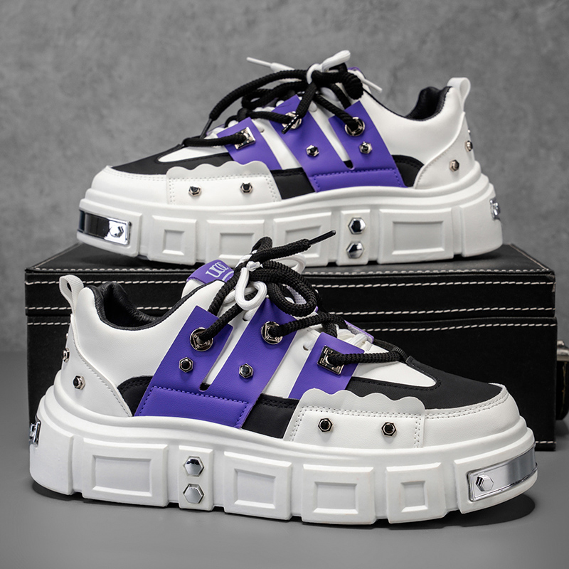 Men Shoes Must Have - Zapatillas Cyberpunk con Suela Gruesa y