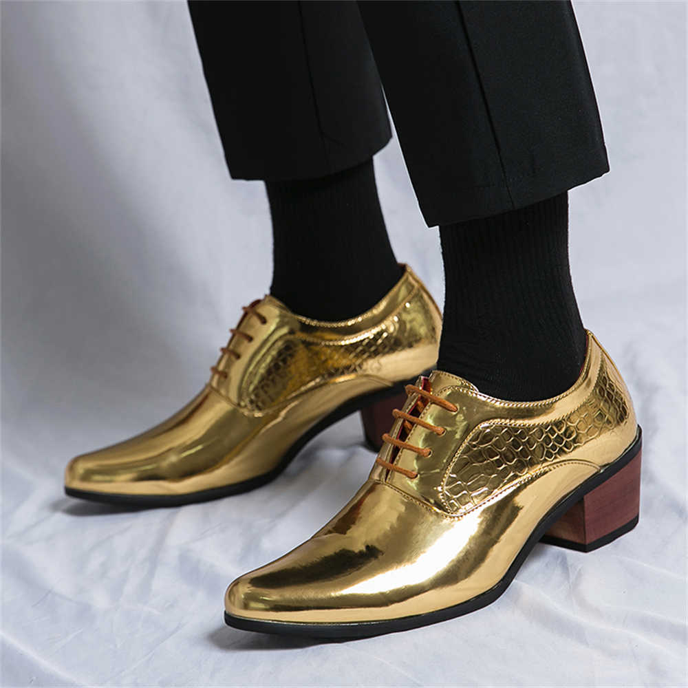 Men Shoes Size - Zapatillas de vestir con tacones para