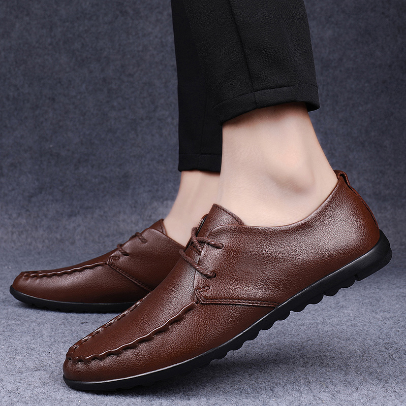 Men Shoes Boss - Zapatos de cuero genuino para hombre,