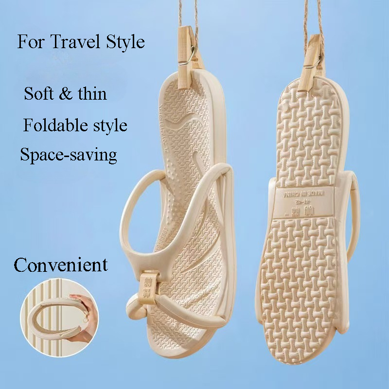 Men Shoes Men - Pantuflas de Viaje Plegables Unisex, Chanclas