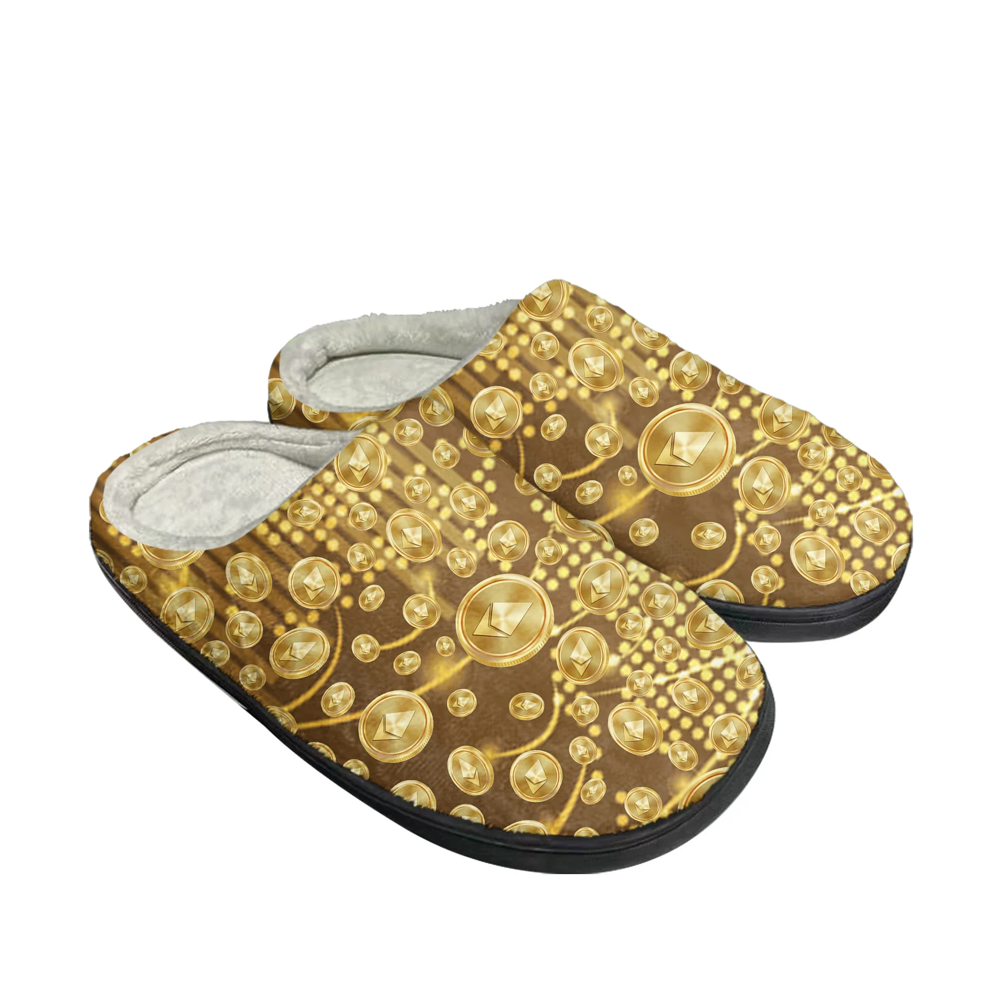 Men Shoes Winter - Pantuflas personalizadas de algodón con diseño