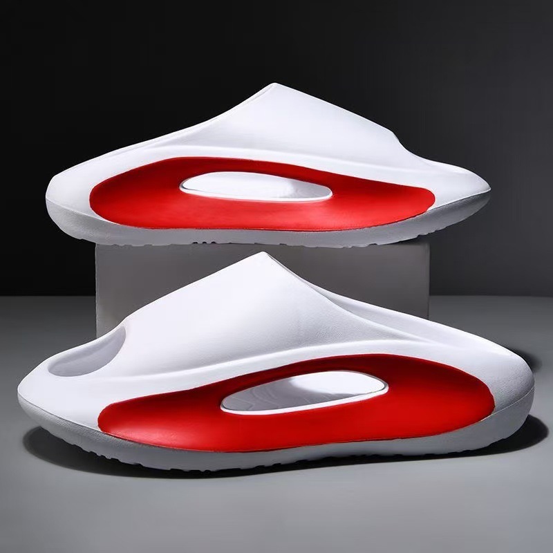 Men Shoes Size - Pantuflas unisex de punta abierta para