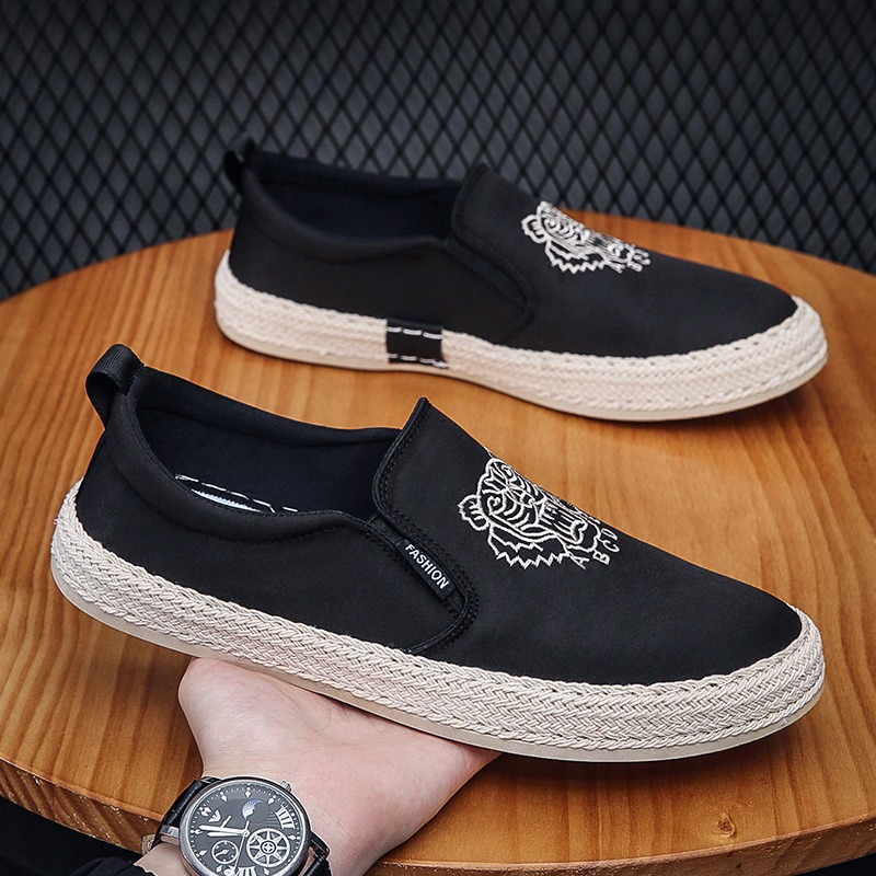 Zapatos transpirables negros p - Loafer Slip On Men reseña y precio