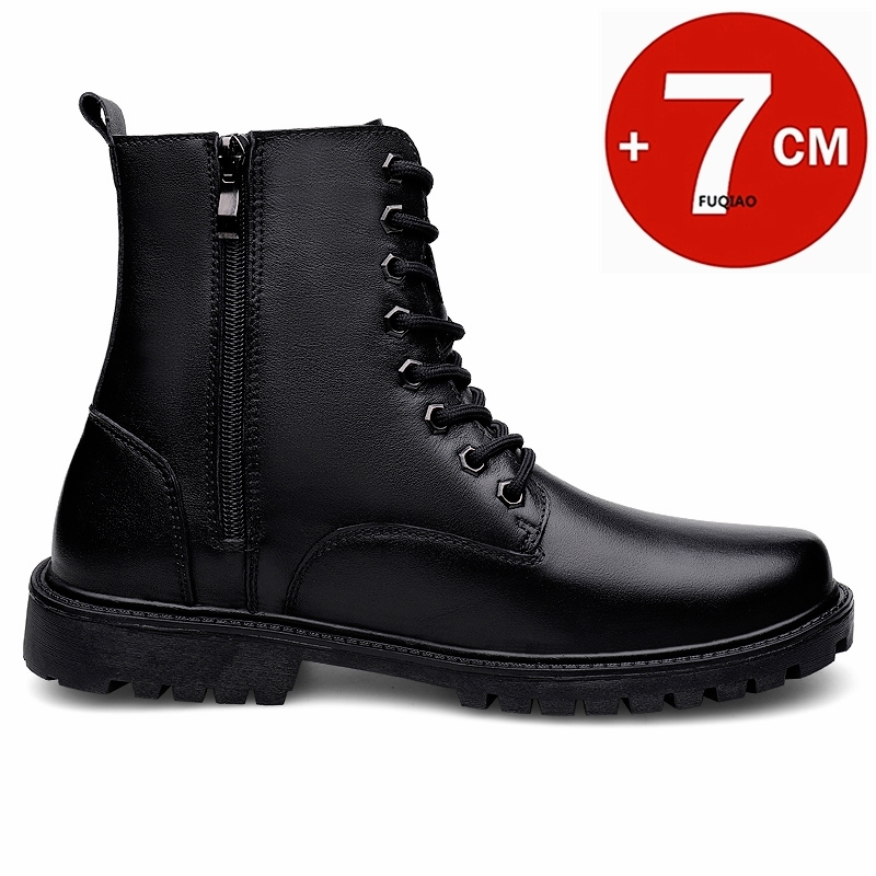 Botas con elevador de cuero ge - Men Shoes Boss reseña y precio