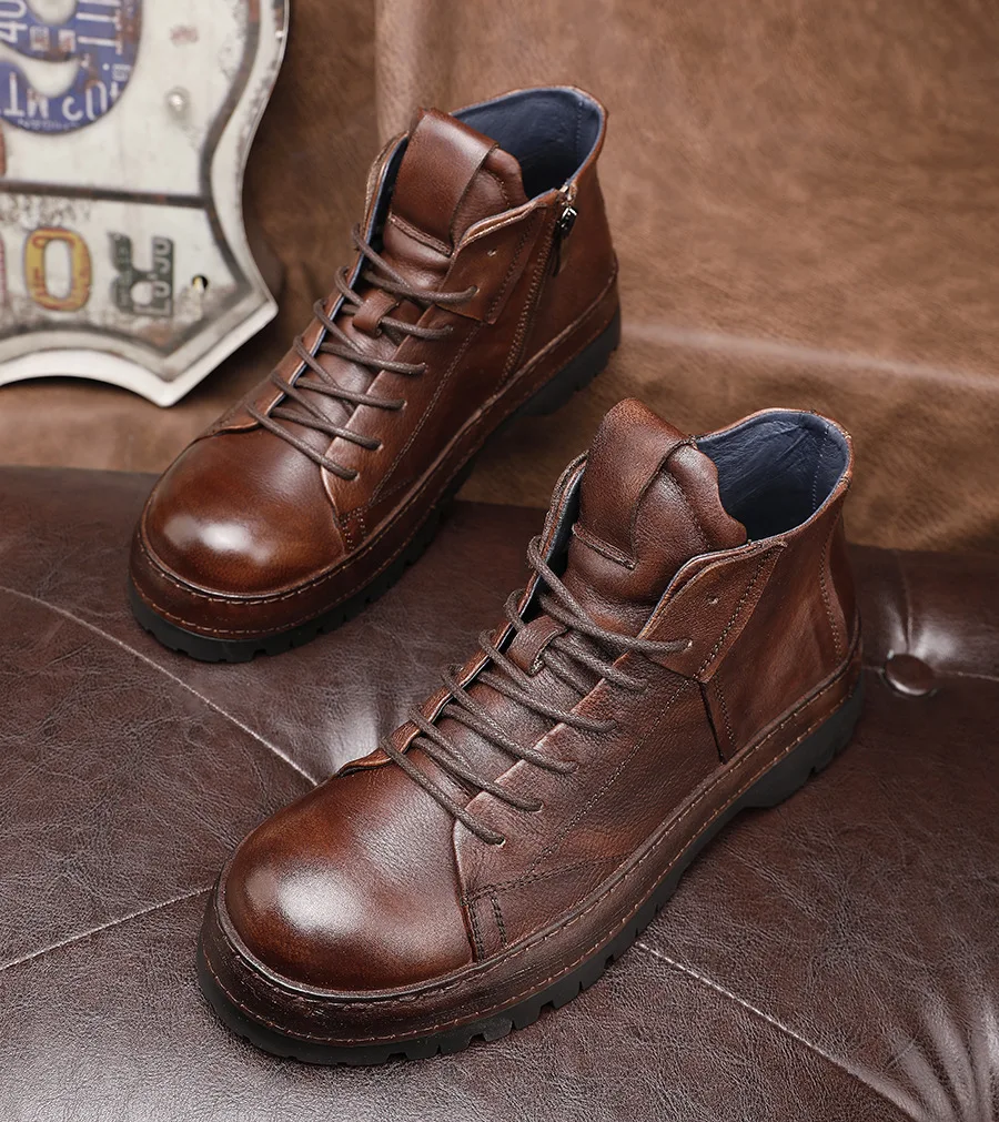 Botines Vintage británicos par - Men'S Shoes Brogues reseña y precio