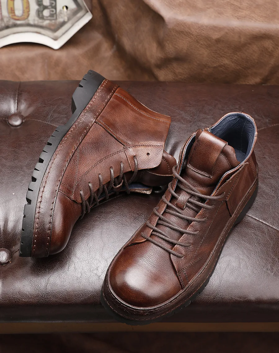 Botines Vintage británicos par - Men'S Shoes Brogues reseña y precio
