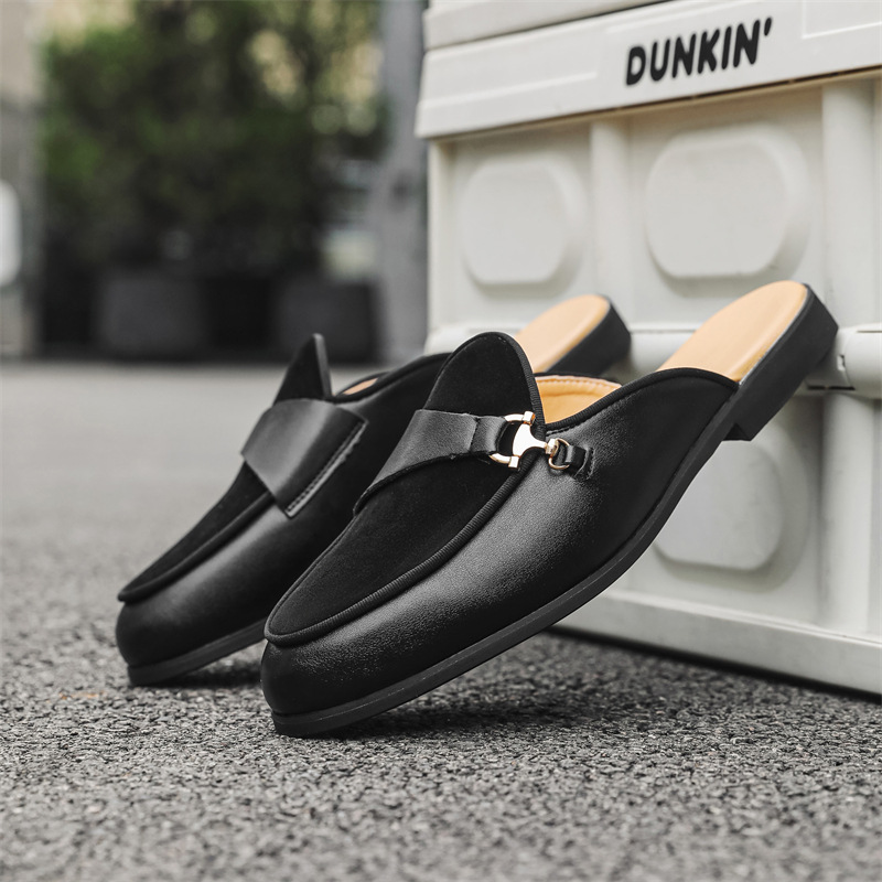 Mules de caballero con diseño  - Men'S Shoes Drivers reseña y precio