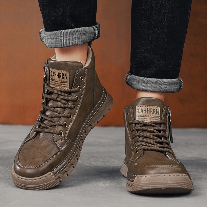 Botas de cuero para Hombre, bo - Men Shoes Type reseña y precio