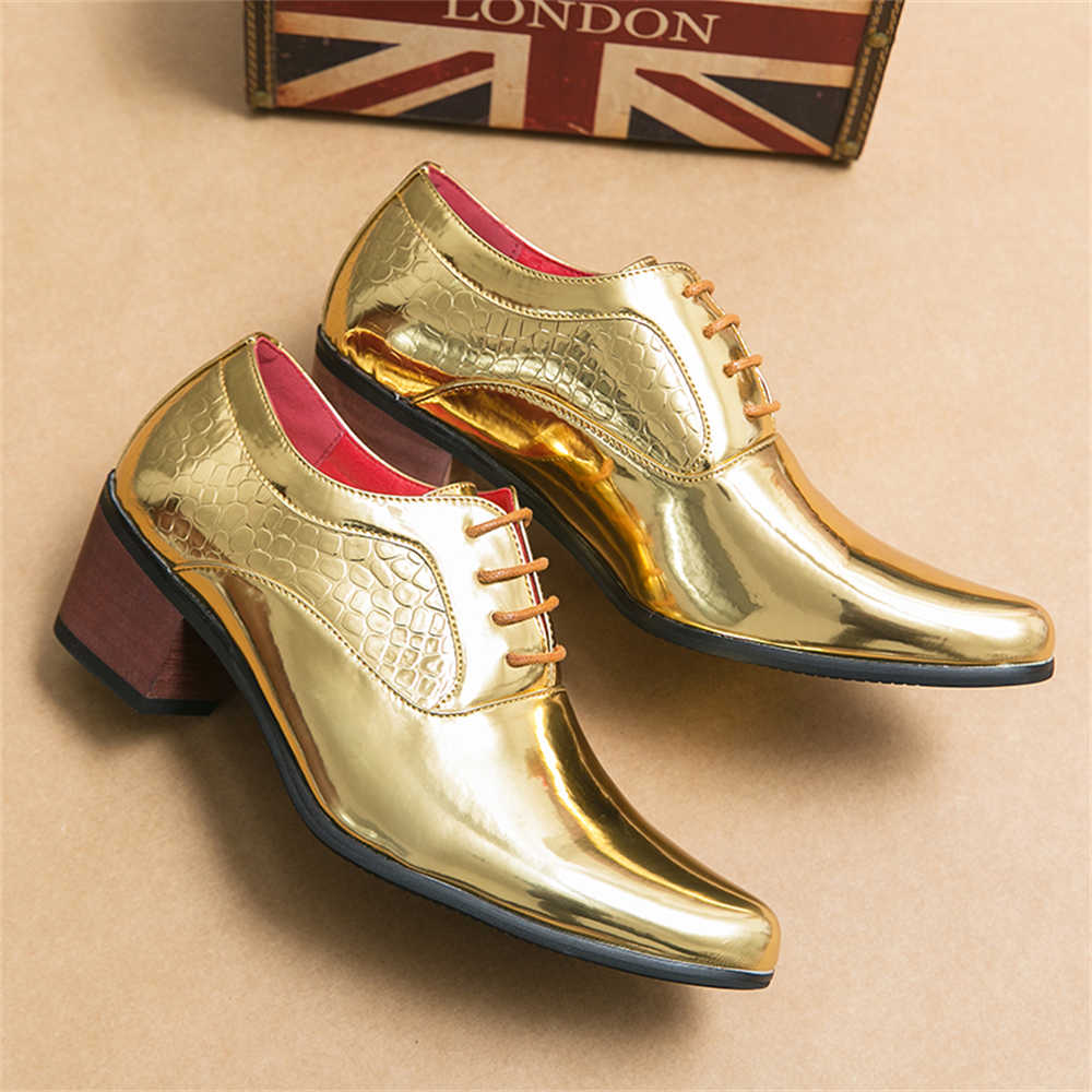 Zapatillas de vestir con tacon - Men Shoes Size reseña y precio