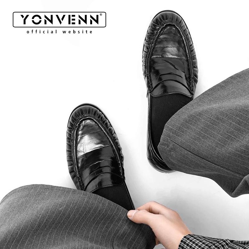Mocasines perlados de piel de  - Men Shoes Boss reseña y precio