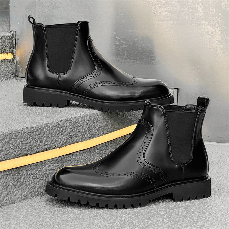 Botas chelsea de talla grande  - Men'S Shoes Brogues reseña y precio