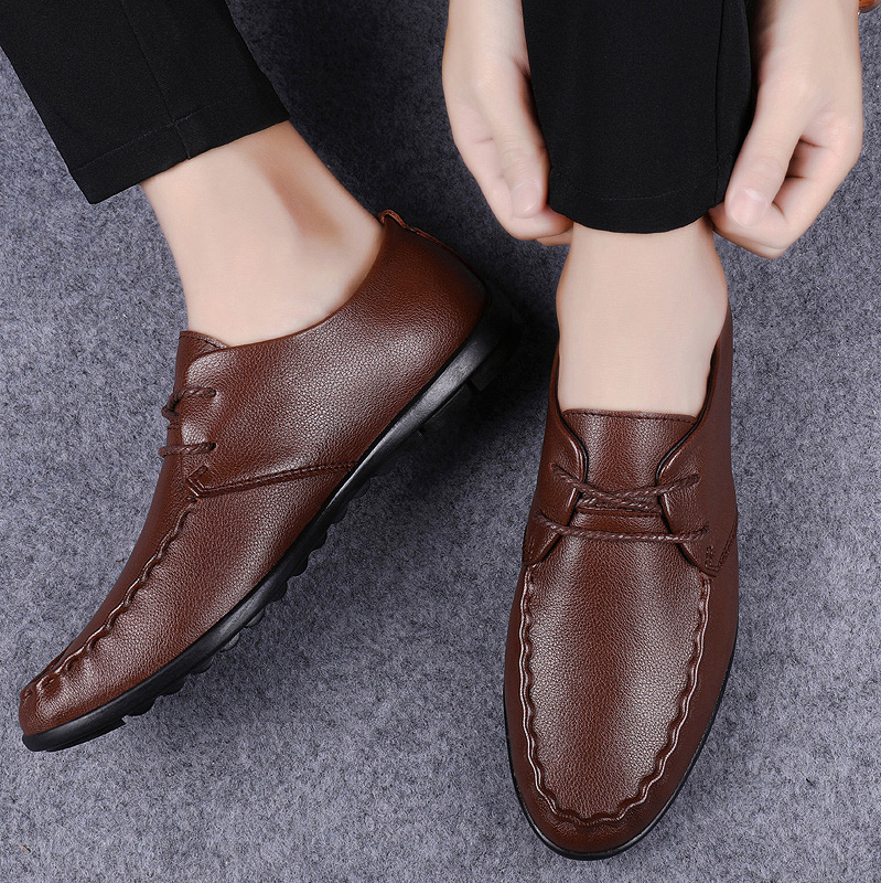 Zapatos de cuero genuino para  - Men Shoes Boss reseña y precio