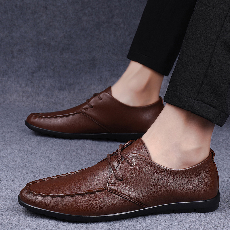 Zapatos de cuero genuino para  - Men Shoes Boss reseña y precio
