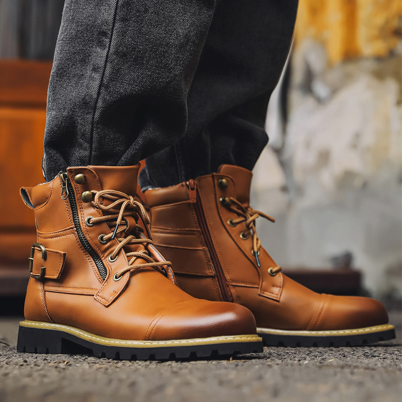 Botas de cuero de calidad para - Men Shoes Type reseña y precio