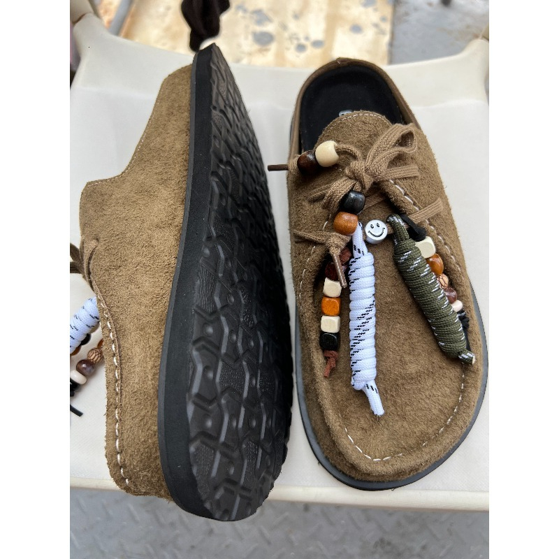 Zuecos de cuero de vaca para h - Loafer Slip On Men reseña y precio