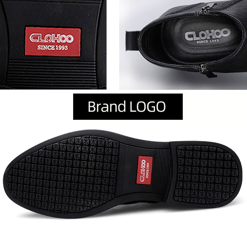 CLOHOO Botas de hombre hechas  - Men Shoes Boss reseña y precio