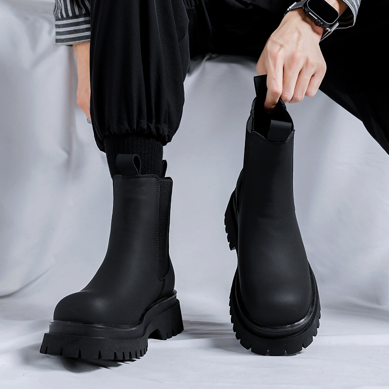 Botas de plataforma negras de  - Men Shoes Type reseña y precio