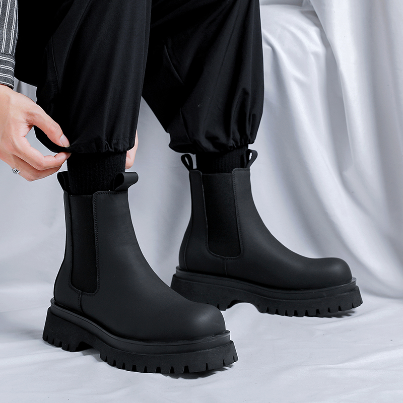 Botas de plataforma negras de  - Men Shoes Type reseña y precio