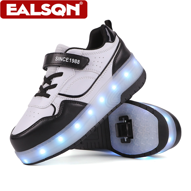 Nuevos patines con ruedas LED  - Men Shoes Size reseña y precio