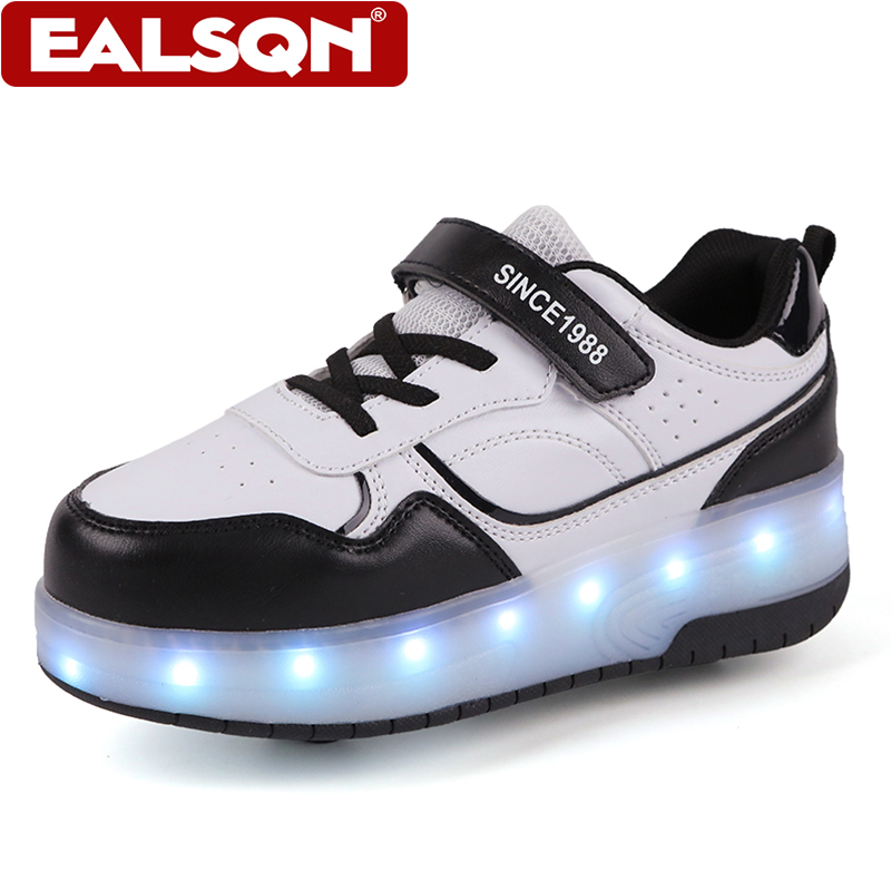 Nuevos patines con ruedas LED  - Men Shoes Size reseña y precio