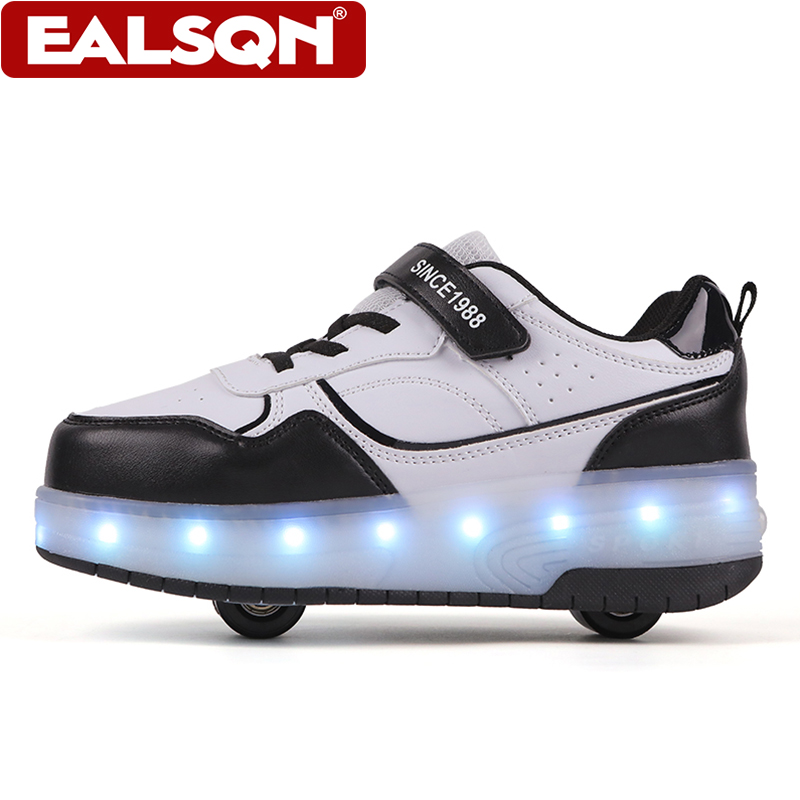 Nuevos patines con ruedas LED  - Men Shoes Size reseña y precio