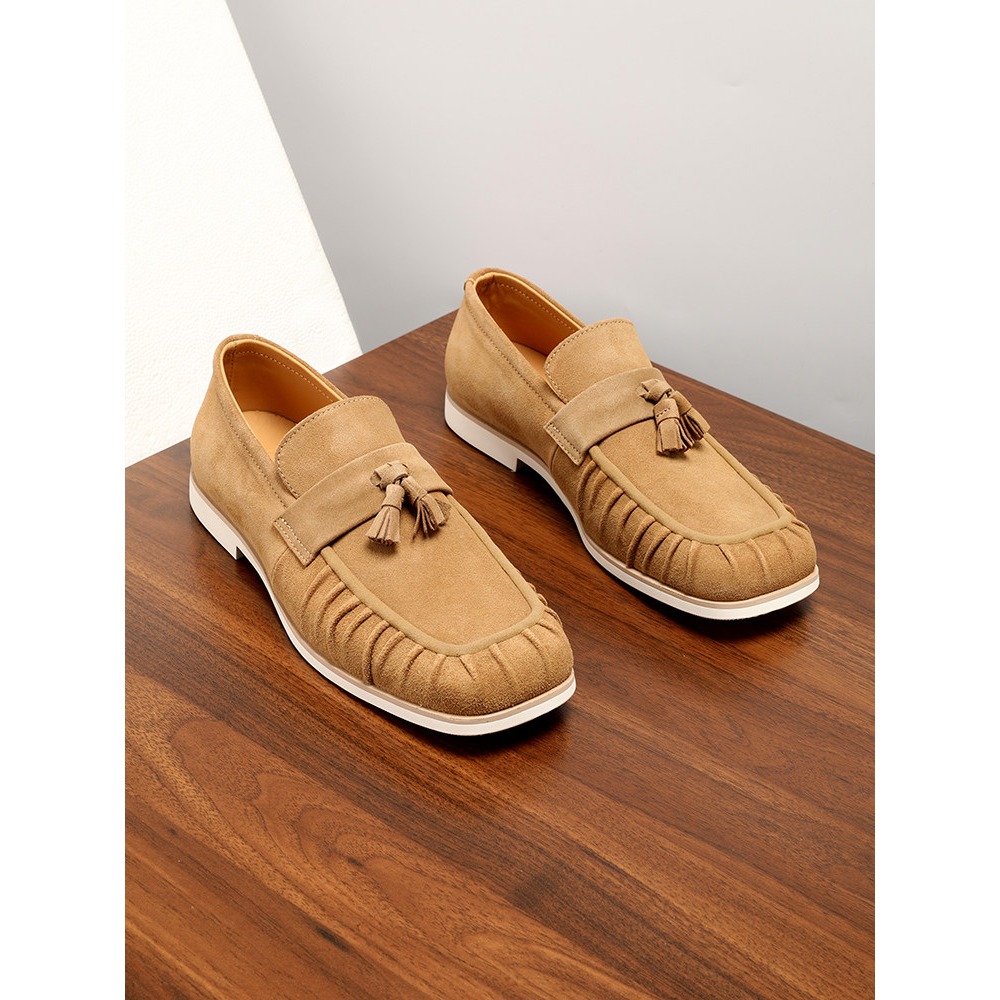 Mocasines de cuero genuino con - Men'S Shoes Drivers reseña y precio